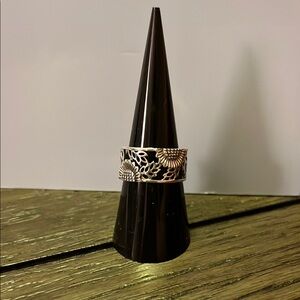 Sterling Silver Flower Ring